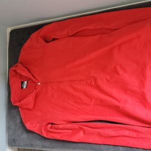 Red dri fit Nike Quarter zip size small